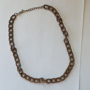 Chunky Brown Chain Necklace